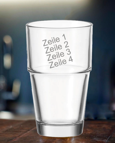 Kaffee-Latte Glas [SOLO] 