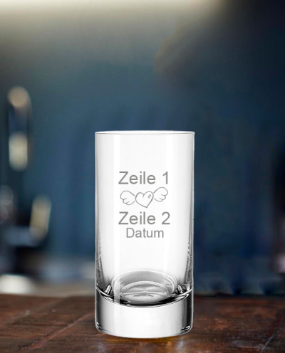 Schnapsglas Easy  Herz 3