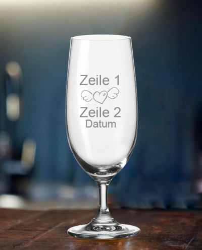 Bierglas Daily Herz 3