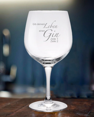 Gin-Set Gin Spruch gib deinem Leben