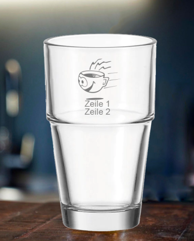 Latte Glas [SOLO] Kaffee 