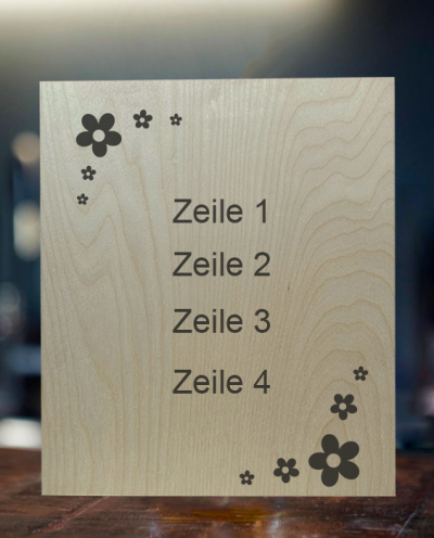  Holzkiste 3er Design 