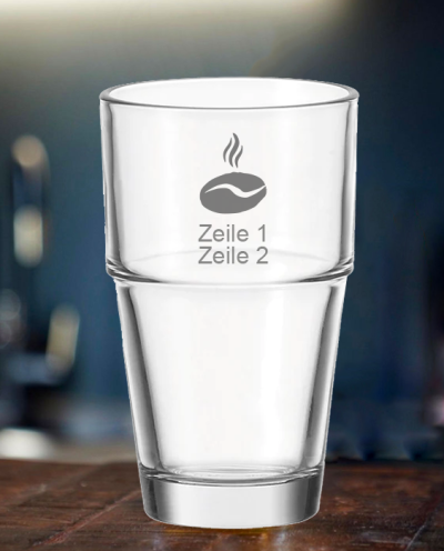 Latte Glas [SOLO] Kaffee 