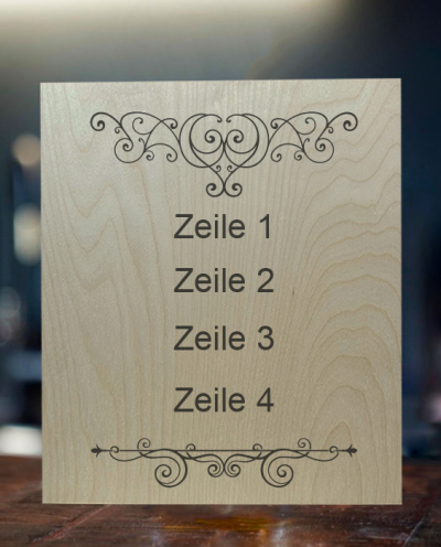  Holzkiste 3er Design 