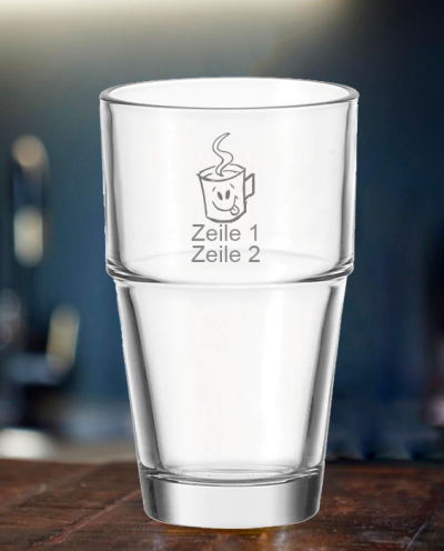 Latte Glas [SOLO] Kaffee 